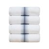 Aston & Arden Turkish STRIPED Blue Hand Towels , 4PK HT-STT-1832-5.4-CYT